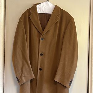 Camel Jos a bank mens overcoat/wool trench